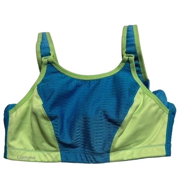 Glamorise Adjustable Wire-Free Sport Bra 1166 Size 34C - Picture 4 of 16